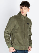 Mens Solid Open Front Jacket